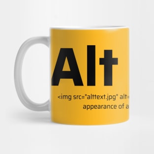 Alt text Mug